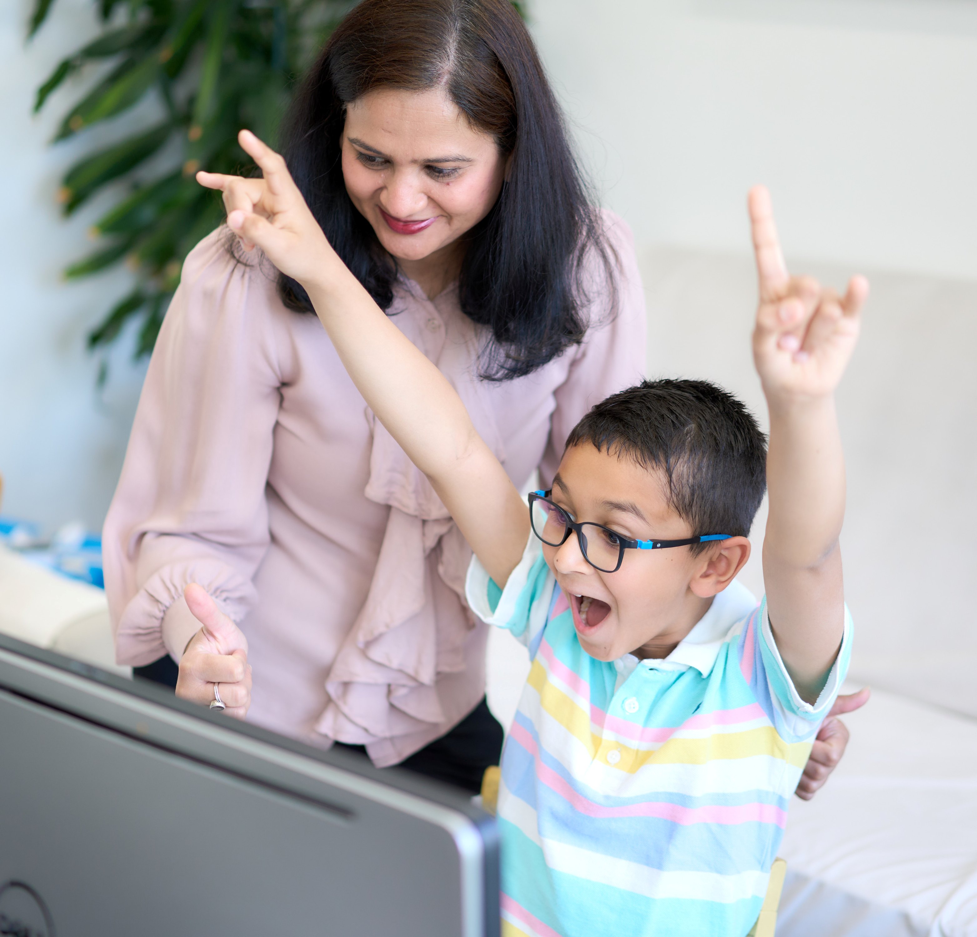 Kids learning at Think4ge Academy